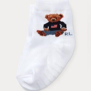 Polo Ralph Lauren Flag Polo Bear Infant Socks
